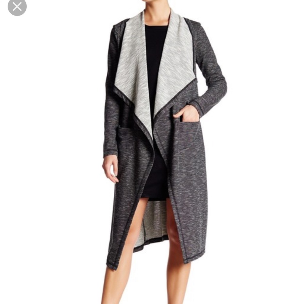 Jack Fortuna open front draped duster, small but runs like med